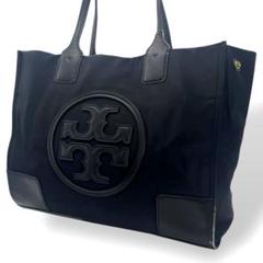 【新品同様・極美品】トリーバーチ エマーソン トートバッグ レザー 黒 A4可 TORY BURCH トリーバーチ アウトレット トートバッグ エマーソン