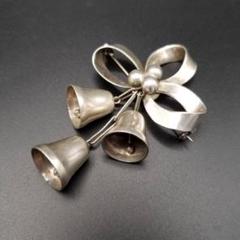 レビュー高評価の商品！ AS メキシコ 925 シルバー 蘭の花 ヴィンテージ フラワー アクセサリー