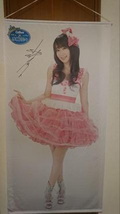 水樹奈々等身大タペストリーカルビーキャンペーン