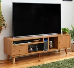北欧デザイン テレビ台 幅110 40型 ナチュラル