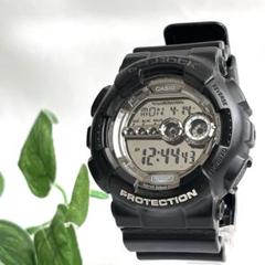ジーショック　CASIO 腕時計　デジタル　GD-100BW ブラック　メンズ
