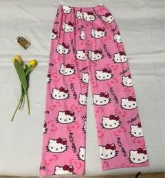 最安値❣️ハローキティ フリース パジャマパンツ キティちゃん