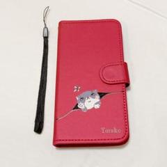 即購入OK✨ Google Pixel 8A 手帳型スマホケース 赤 猫