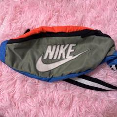 NIKE ボディバッグ オリーブグリーン/オレンジ/ブルー