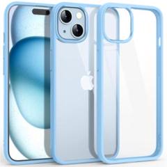 Supdeal iPhone 15 Plus 用耐衝撃透明ケース 米軍MIL規格