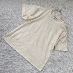 人気商品 M きなり Tシャツ HERMES カジュアル 着回し シンプル トップス