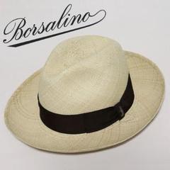 《ボルサリーノ》新品 イタリア製 春夏 キート 高級パナマハット 57(M)のサムネイル