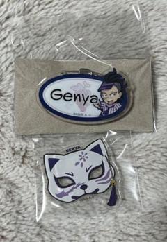 鬼滅の刃 缶バッジ 不死川玄弥 (キャラクターグッズ) - ホビー