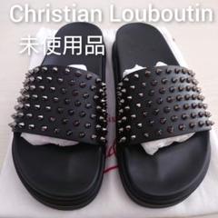 未使用 クリスチャンルブタン スタッズレザーサンダル 42.5 POOL FUN 未使用 クリスチャンルブタン スタッズレザーサンダル 42.5 POOL