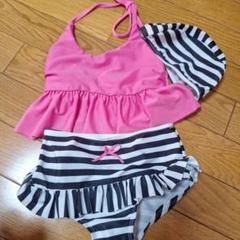 女の子用水着セット 4点セット M 100cmくらい