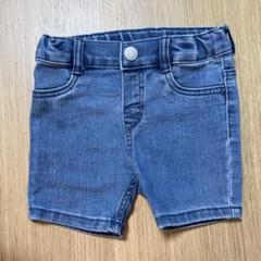 H&M デニムブルー ショートパンツ 6-9M 75cm