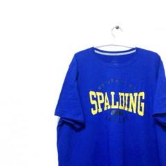 SPALDING RUSSELL ラッセル　ブルー　XL Tシャツ　メンズ