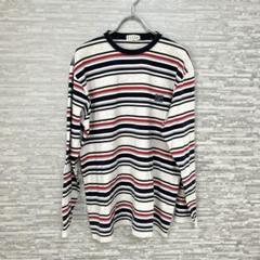 エル✨ボーダー　クルーネックTシャツ　長袖　カットソー　メンズ　カジュアル