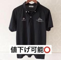 phiten ALL JAPAN ポロシャツ XO 黒ファイテン オールジャパン
