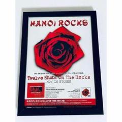 HANOI ROCKS ハノイロックス　広告切り抜き　B5 額縁付き　ポスター風