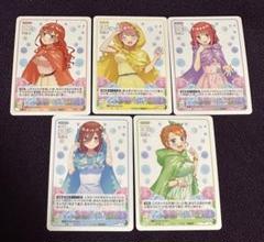 五等分の花嫁tcg　rr+　r+　c+　rr ホイル　未開封プロモ　まとめ売り 五等分の花嫁 カード 中野一花 GR RR＋ 16枚 まとめ売り - メルカリ