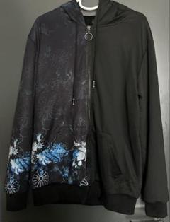 ニーアクロージング新品オーバーサイズM～5L位黒超ふわもこ