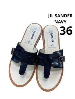 JIL SANDER NAVY サンダル サイズ36 ベージュ JIL SANDER NAVY - JIL SANDER NAVY サンダル サイズ36 ベージュ
