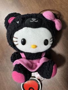 キティ　マスコット　くま　ぬいぐるみ　リボン　サンリオ　ハローキティ　レトロ