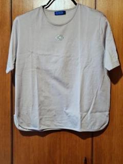 ビジューポイントのTシャツ半袖、潤色