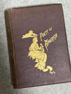 希少 1890年Poets of America 古本 希少 1890年Poets of America 古本 - メルカリ
