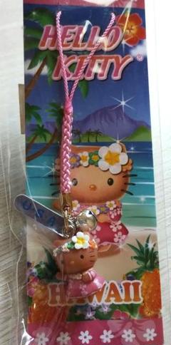 ハローキティ　Hawaii ストラップ ハローキティ☆ハワイ限定ストラップ/サーフキティ