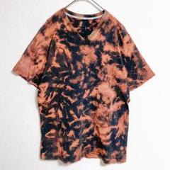 JOCKEY タイダイ柄 VネックTシャツ L ブリーチ　半袖　ブランド　総柄
