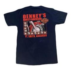 大人気 ハーレーダビッドソン Tシャツ 両面プリント Mサイズ ブラック
