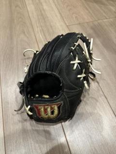 Wilson 硬式野球グローブ 黒　ウィルソン　スタッフ　内野