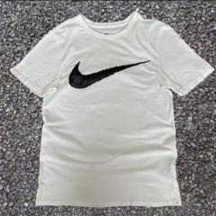 NIKE 白 Tシャツ スウォッシュ　y2k ギザギザ　cityboy 古着