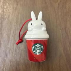 【新品　未使用】　スタバ オーナメント　カップ　ホールキャップ　2021 ☆スタバ「ドリンクホールキャップベアリスタホリデー&ホリデー