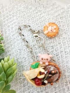Easterにんじんうさぎフェイクスイーツ樹脂粘土スイーツデコ
