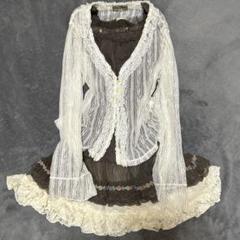 姫カジ 古着 オールド LIZ LISA クロシェフリル 刺繍 キュロット LIZ LISA Penderie Ruffled Sleeve Tunic Top 姫カジ｜Yahoo