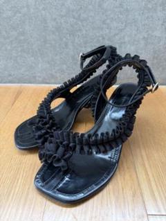 美品⭐︎DIES VAN NOTEN ブラック フラットパンプス Dries Van Noten(ドリス ヴァン ノッテン) パンプス(レディース