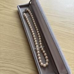 中古 本真珠ロングネックレス 6㎜ 126㎝ 中古