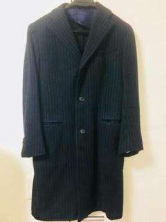 トゥモローランド ピルグリム チェスターコート シルク カシミヤ混 ヘリンボーン 美品 トゥモローランドピルグリム カシミヤ混 ダブルチェスター