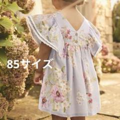 NEXT エンジェルスリーブ　花柄　サマーワンピース