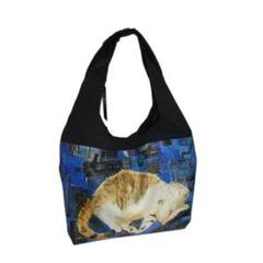 〖未使用・極美品〗マンハッタナーズ トートバッグ ネオプレン ダブルフェイス 猫 未使用・極美品〗マンハッタナーズ トートバッグ ネオプレン