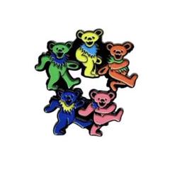 デッドベア ピンバッジセット Amazon | ピンバッジ グレイトフルデッド ダンシングベア