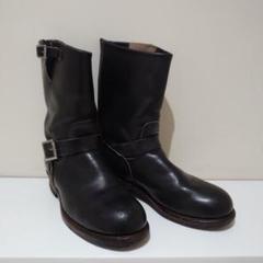 ★美品★REDWING　PT91　黒エンジニアブーツ　茶芯　８Ｄ　アメリカ製のサムネイル