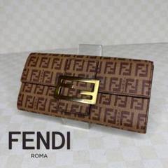 極美品　FENDI フェンディ　財布　二つ折り　M54 FENDI - フェンディ FENDI 財布 二つ折り FFダイヤモンド