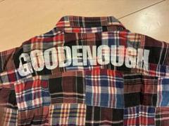 old GOODENOUGH グッドイナフ スタジャン 刺繍 ロゴ 裏腹