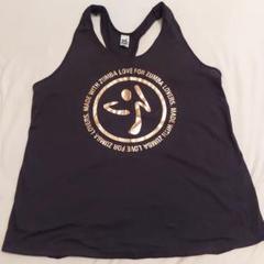 ZUMBA ブラック タンクトップ XL　一回のみ着用