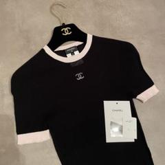 CHANEL シャネル 半袖 ニット トップス 34 - メルカリ