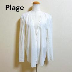 【美品】プラージュ　シアージャケット　ブラック plage ジャケット テーラードジャケット SHEER レディース