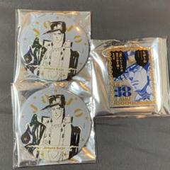 空条承太郎　75mmホログラム缶バッジ4点　ジョジョワールド　Ver.Sktch 空条承太郎 75mmホログラム缶バッジ2点 ジョジョワールド Ver