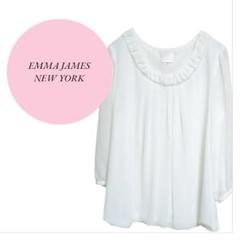 【EMMA JAMES】フリルブラウス♡エレガント♡フォーマル♡オフィス【9号】