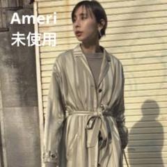 未使用★Ameri★STRIPE OVER SHIRT DRESS★ワンピース★