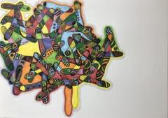 【原画】アイスキャンディー【障害者アート】
