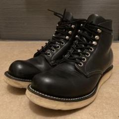 現品限り一斉値下げ! 8165美品7D/旧羽タグ97年製造レッドウィング黒アイリッシュセッターブラック - ブーツ
